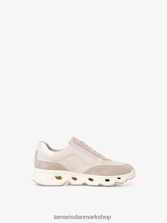 Tamaris Kvinder sneaker - beige/elfenben kam XVXV8T1886 sko