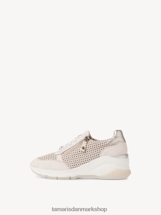 Tamaris Kvinder sneaker - beige/elfenben kam XVXV8T2309 sko