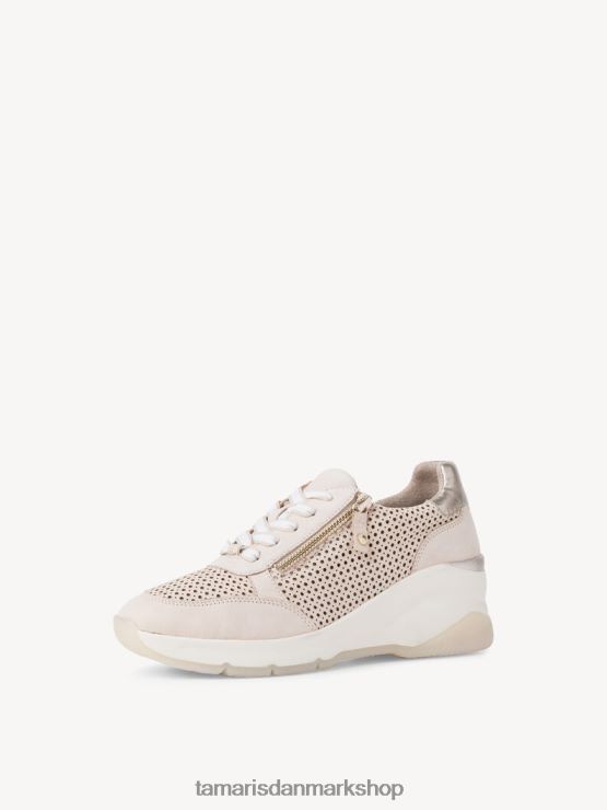 Tamaris Kvinder sneaker - beige/elfenben kam XVXV8T2309 sko