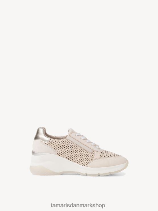 Tamaris Kvinder sneaker - beige/elfenben kam XVXV8T2309 sko
