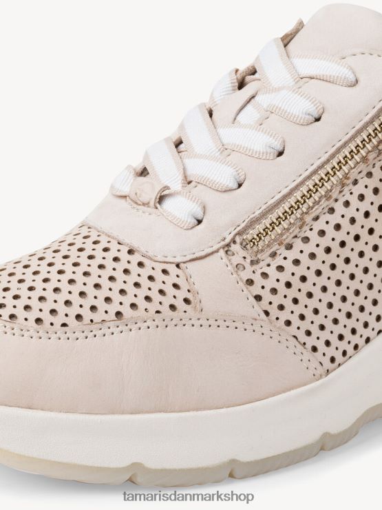 Tamaris Kvinder sneaker - beige/elfenben kam XVXV8T2309 sko