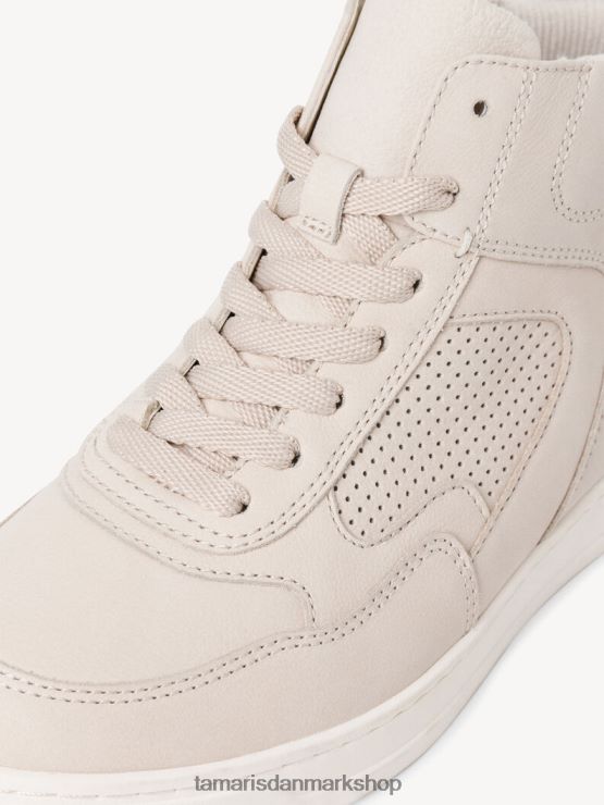Tamaris Kvinder sneaker - beige/elfenben nub. uni XVXV8T1493 sko