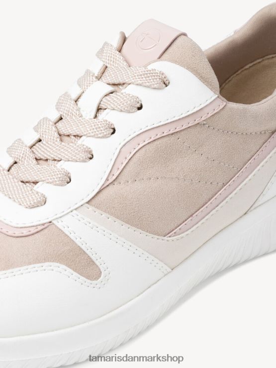 Tamaris Kvinder sneaker - beige/klitkam XVXV8T1966 sko