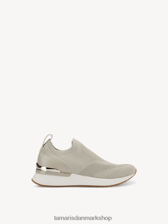 Tamaris Kvinder sneaker - beige/sand metallic XVXV8T2157 sko