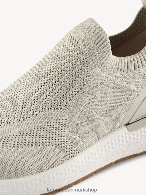 Tamaris Kvinder sneaker - beige/sand metallic XVXV8T2157 sko