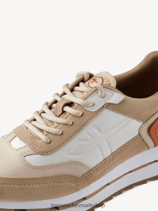 Tamaris Kvinder sneaker - beige/tan kam XVXV8T2190 sko