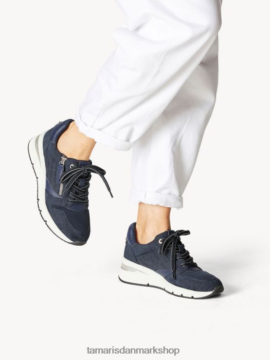 Tamaris Kvinder sneaker - blå/marineblå kam XVXV8T1829 sko