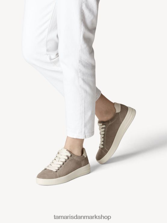 Tamaris Kvinder sneaker - brun/peber struktur. XVXV8T2188 sko