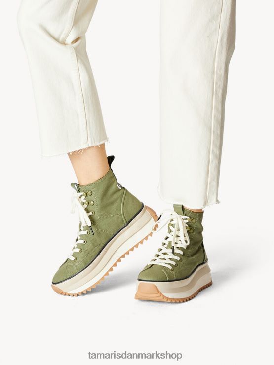 Tamaris Kvinder sneaker - grøn/oliven XVXV8T1736 sko