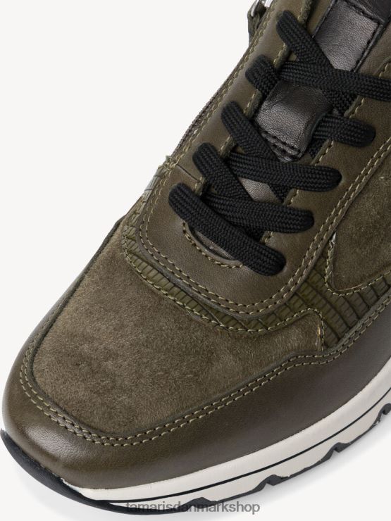 Tamaris Kvinder sneaker - grøn/oliven kam XVXV8T1524 sko