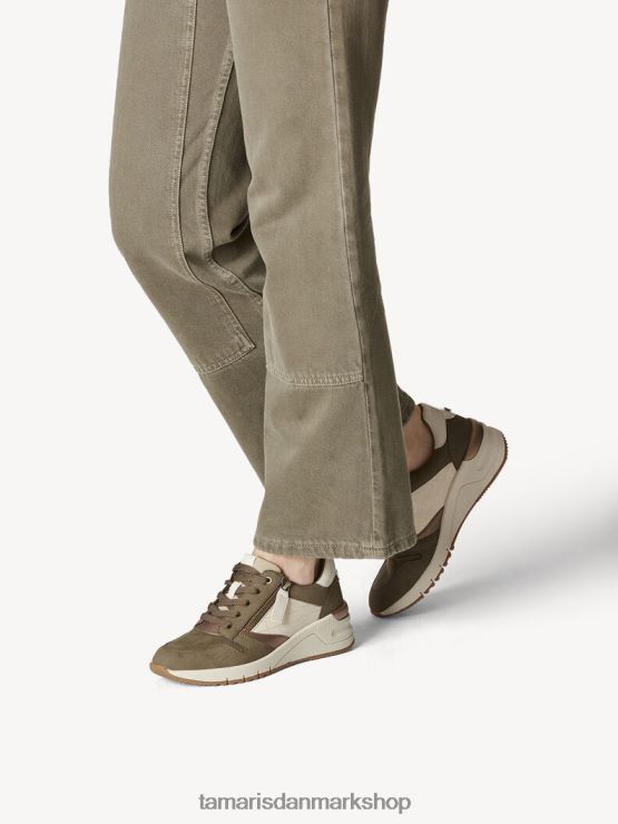 Tamaris Kvinder sneaker - grøn/oliven kam XVXV8T2292 sko