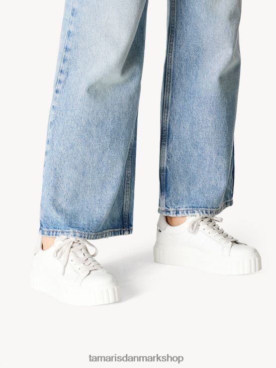 Tamaris Kvinder sneaker - hvid/hvid læder XVXV8T2060 sko