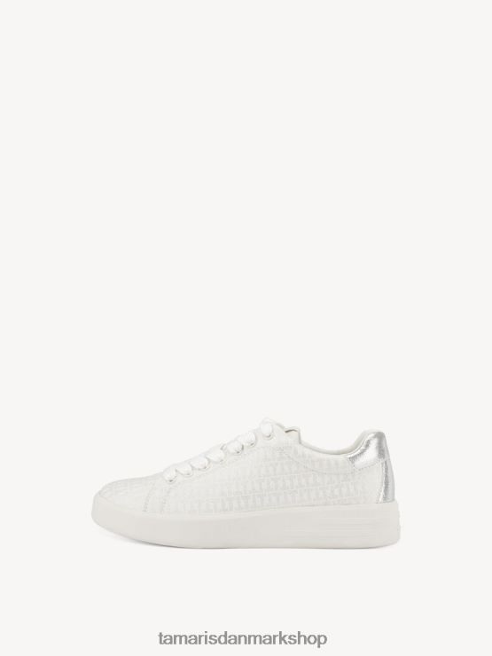 Tamaris Kvinder sneaker - hvid/hvid metallic XVXV8T92 sko