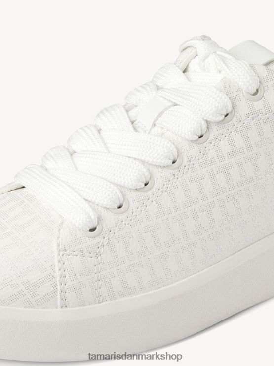 Tamaris Kvinder sneaker - hvid/hvid metallic XVXV8T92 sko