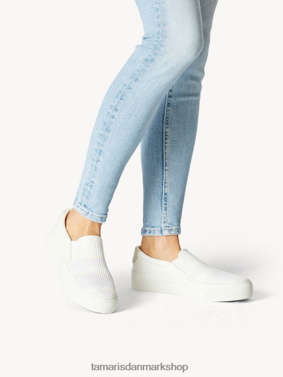 Tamaris Kvinder sneaker - hvid/offwhite kam XVXV8T749 sko