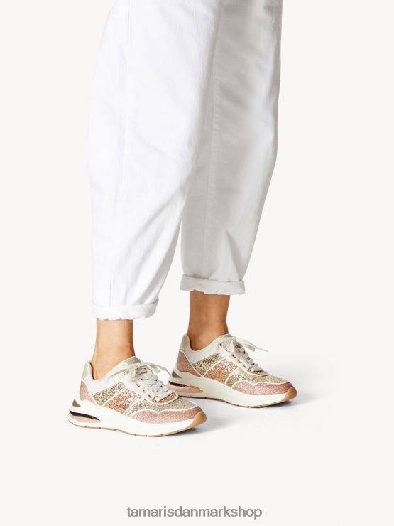 Tamaris Kvinder sneaker - metallic/rosego.gla.com XVXV8T1545 sko