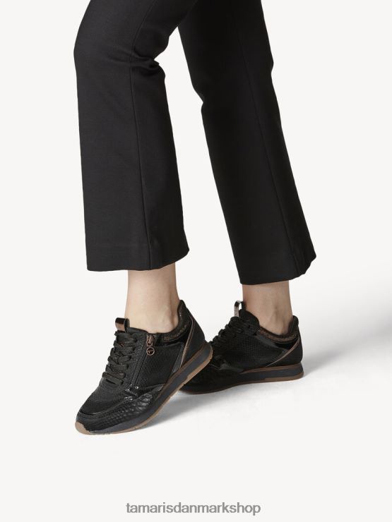 Tamaris Kvinder sneaker - sort/blk str XVXV8T2053 sko