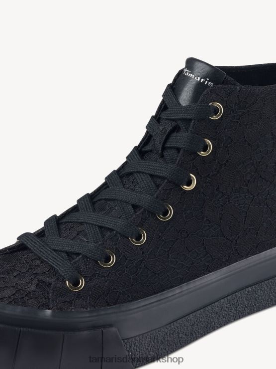 Tamaris Kvinder sneaker - sort/sort macramee XVXV8T1032 sko