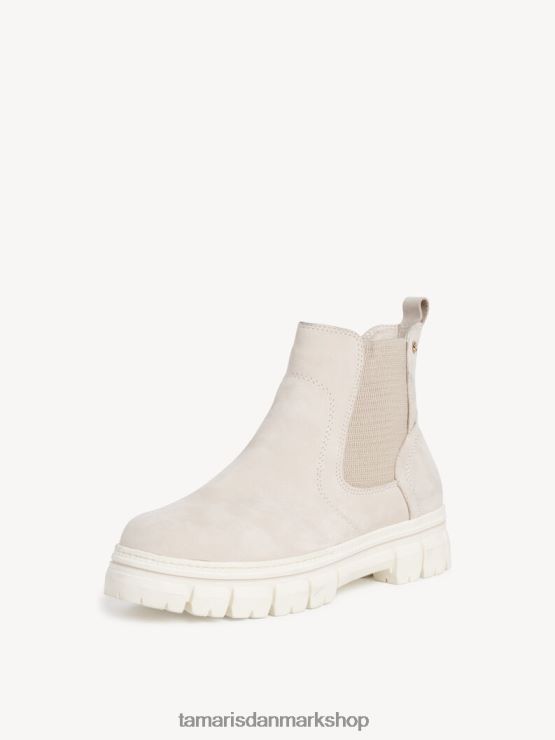 Tamaris Kvinder chelsea læder støvle - beige/elfenben nubuk XVXV8T1386 sko