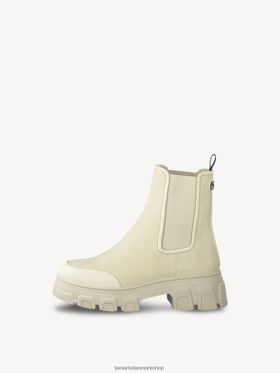 Tamaris Kvinder chelsea støvle - beige/elfenben XVXV8T1772 sko
