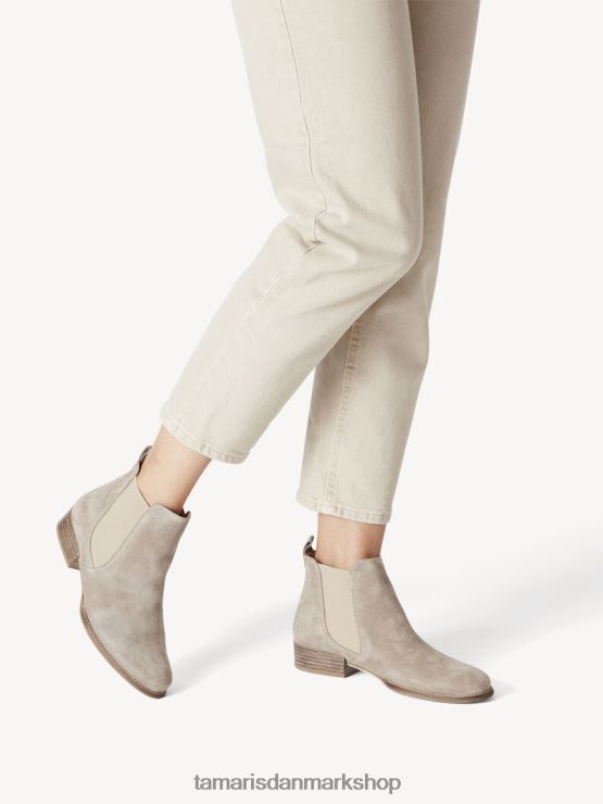 Tamaris Kvinder chelsea støvle - beige/taupe XVXV8T735 sko