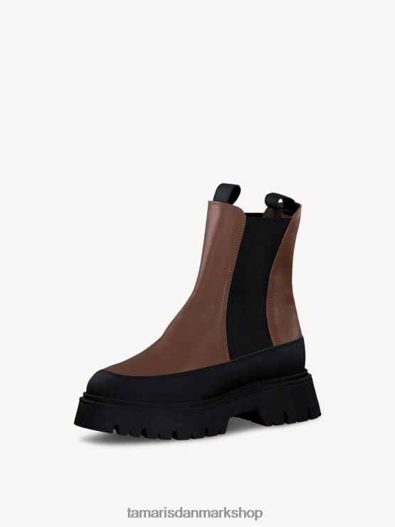 Tamaris Kvinder chelsea støvle - brun/cognac XVXV8T47 sko