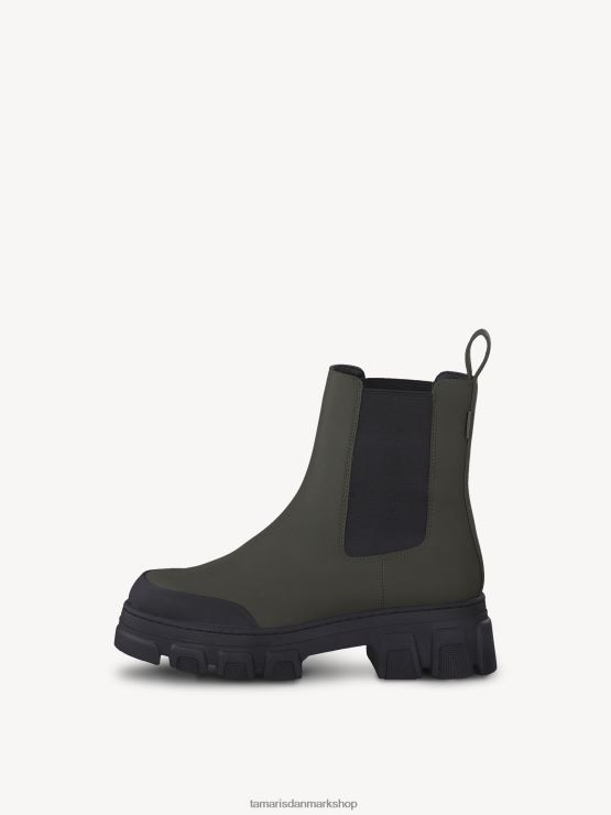 Tamaris Kvinder chelsea støvle - grøn/oliven XVXV8T1981 sko