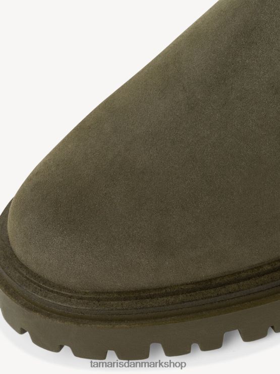 Tamaris Kvinder chelsea støvle - grøn/oliven XVXV8T2209 sko