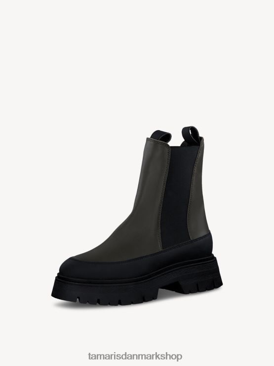 Tamaris Kvinder chelsea støvle - grøn/oliven XVXV8T2325 sko