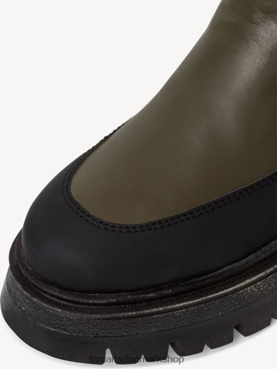 Tamaris Kvinder chelsea støvle - grøn/oliven XVXV8T2325 sko