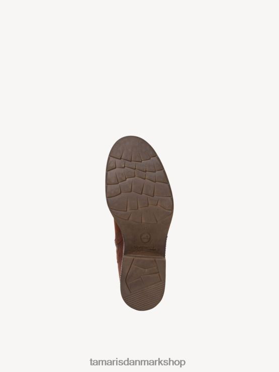 Tamaris Kvinder chelsea støvle i læder - brun/mocca XVXV8T1422 sko