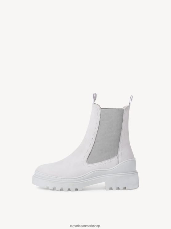 Tamaris Kvinder chelsea støvle i læder - grå/blød grå XVXV8T1657 sko