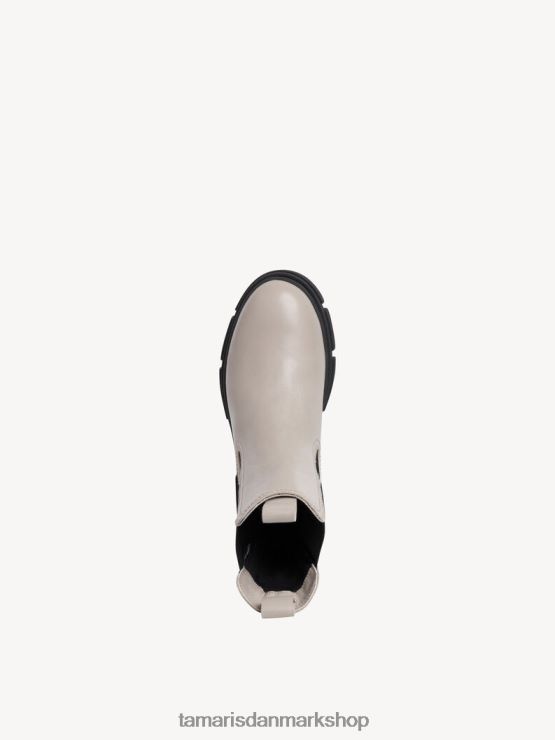 Tamaris Kvinder chelsea støvle i læder - grå/grå læder XVXV8T2019 sko