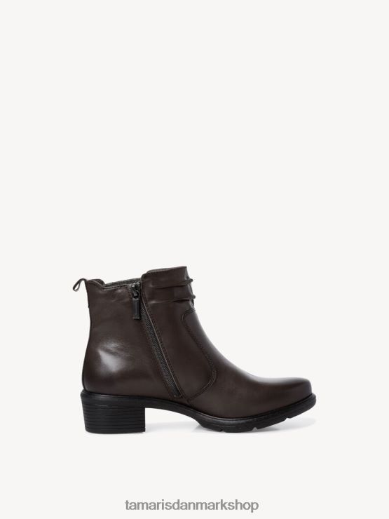 Tamaris Kvinder chelsea støvle i læder - grøn/khaki XVXV8T1380 sko