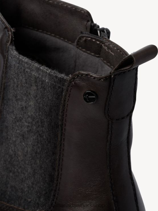 Tamaris Kvinder chelsea støvle i læder - grøn/khaki XVXV8T1380 sko