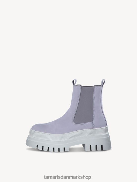 Tamaris Kvinder chelsea støvle i læder - lilla/lilla XVXV8T807 sko