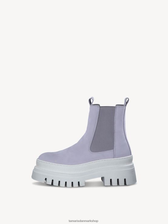 Tamaris Kvinder chelsea støvle i læder - lilla/lilla XVXV8T807 sko