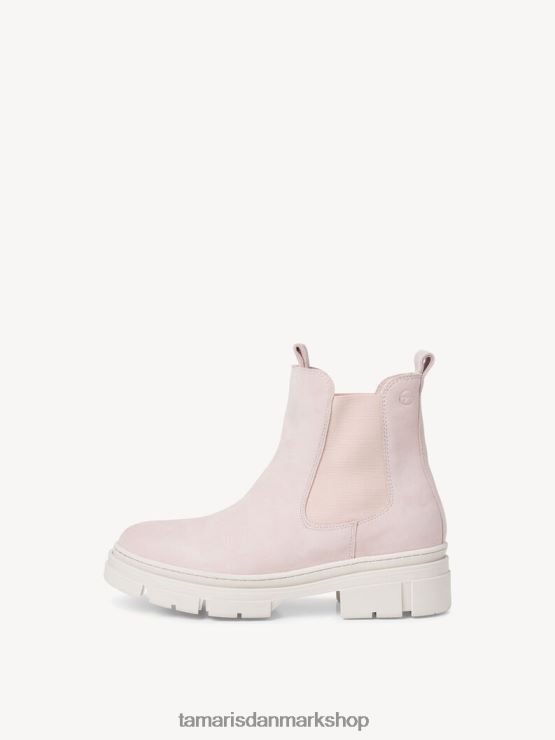Tamaris Kvinder chelsea støvle i læder - rosa XVXV8T25 sko
