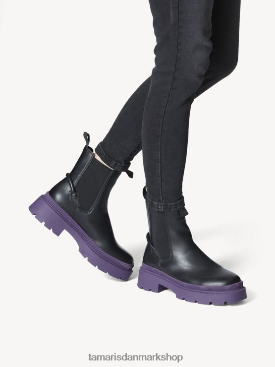 Tamaris Kvinder chelsea støvle - sort XVXV8T1991 sko