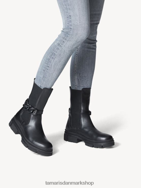 Tamaris Kvinder chelsea støvle - sort XVXV8T510 sko