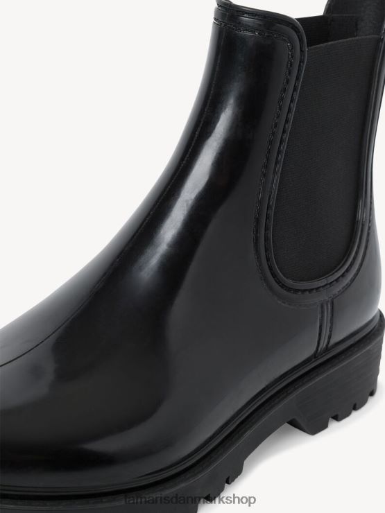 Tamaris Kvinder gummistøvler - sorte/flydende sorte XVXV8T1755 sko