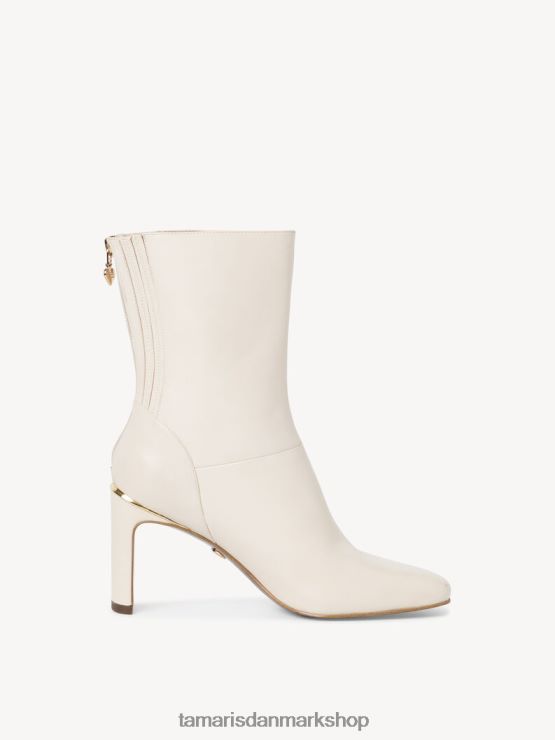 Tamaris Kvinder læderstøvle - beige/elfenben XVXV8T1492 sko