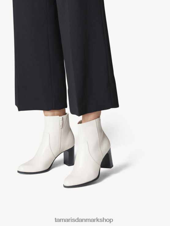 Tamaris Kvinder læderstøvle - beige/elfenben XVXV8T2090 sko