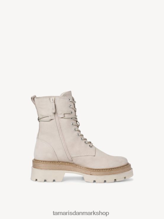 Tamaris Kvinder læderstøvle - beige/elfenben nubuc XVXV8T1955 sko