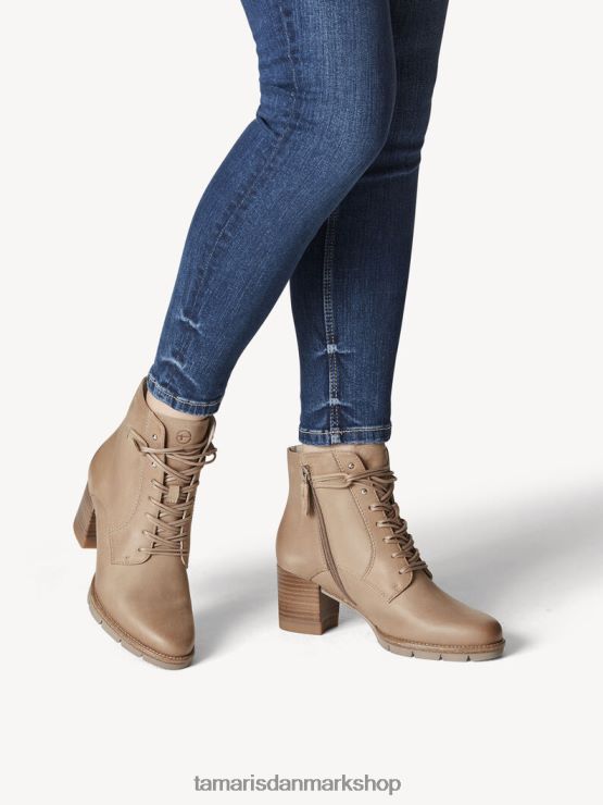 Tamaris Kvinder læderstøvle - beige/ørken nubuc XVXV8T2265 sko