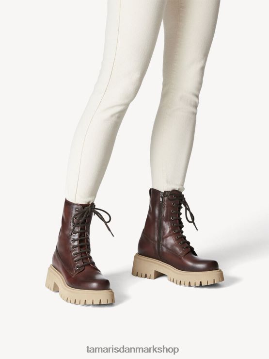 Tamaris Kvinder læderstøvle - brun/cafe XVXV8T1783 sko