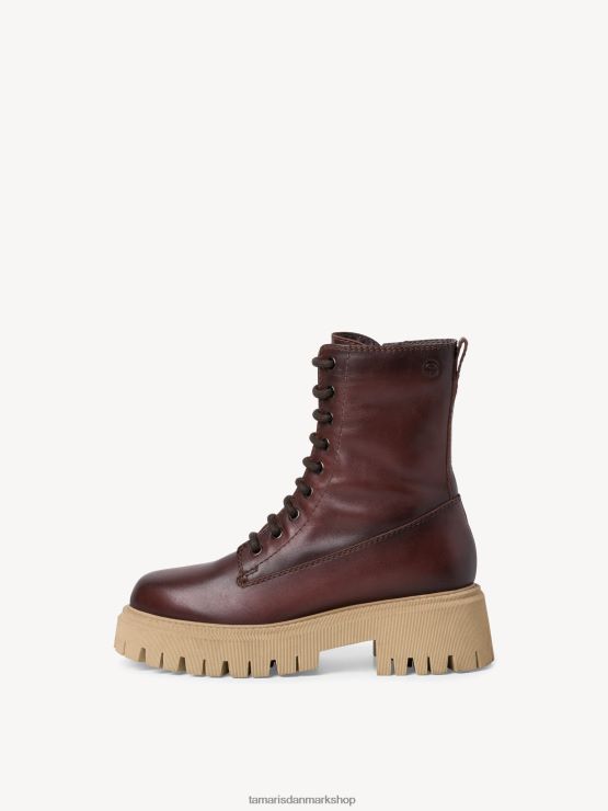 Tamaris Kvinder læderstøvle - brun/cafe XVXV8T1783 sko