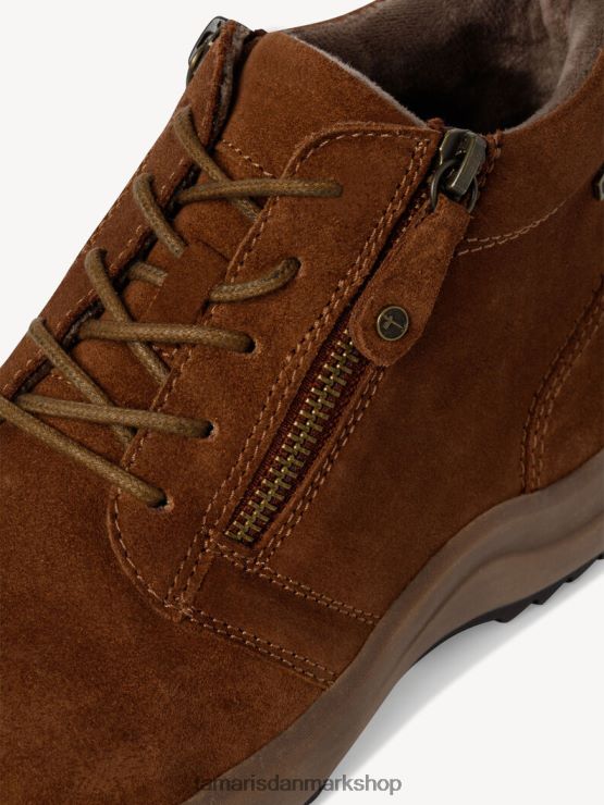 Tamaris Kvinder læderstøvle - brun/cognac XVXV8T1296 sko