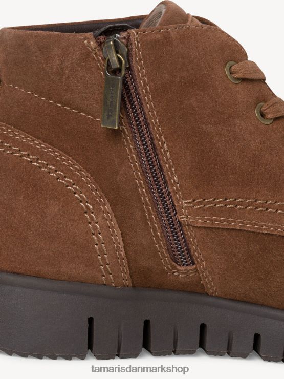 Tamaris Kvinder læderstøvle - brun/cognac XVXV8T592 sko