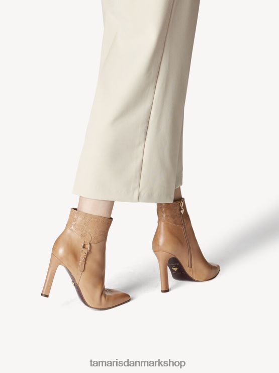 Tamaris Kvinder læderstøvle - brun/kamel XVXV8T1742 sko